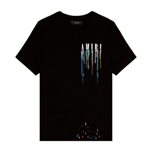 Amiri Paint Drip Logo Tee