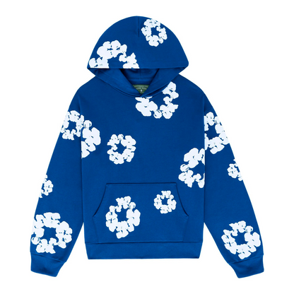 Denim Tears Hoodie The Cotton Wreath Sweatshirt "Royal Blue"