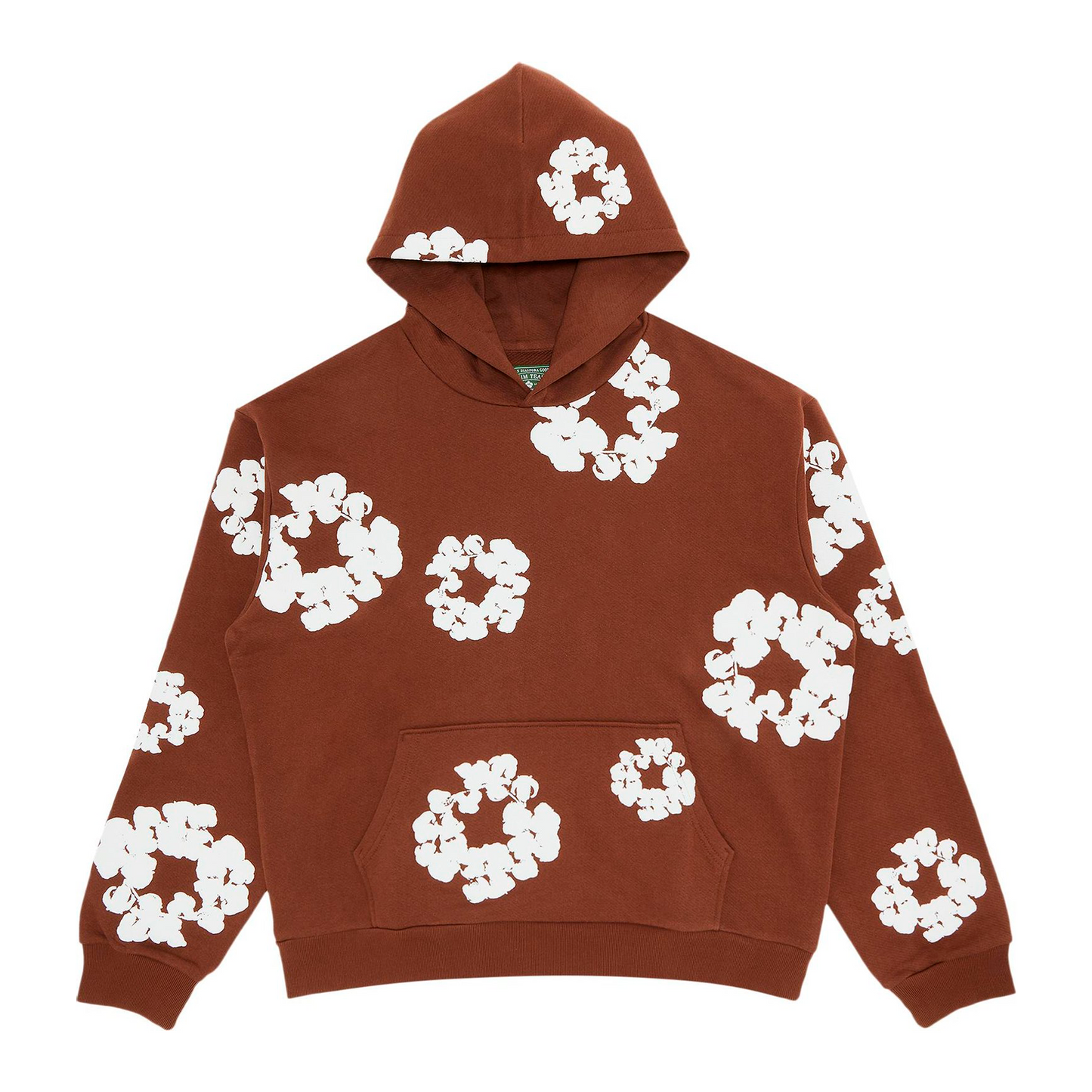 Denim Tears Hoodie The Cotton Wreath Sweatshirt "Brown"