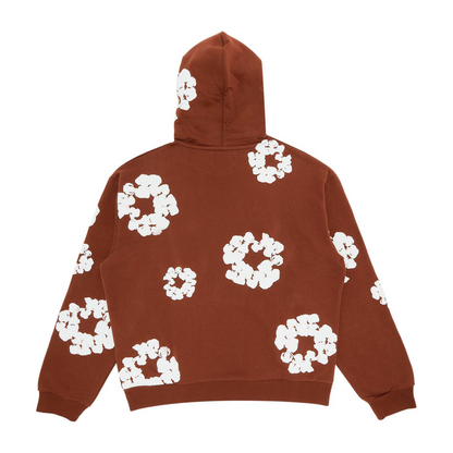 Denim Tears Hoodie The Cotton Wreath Sweatshirt "Brown"