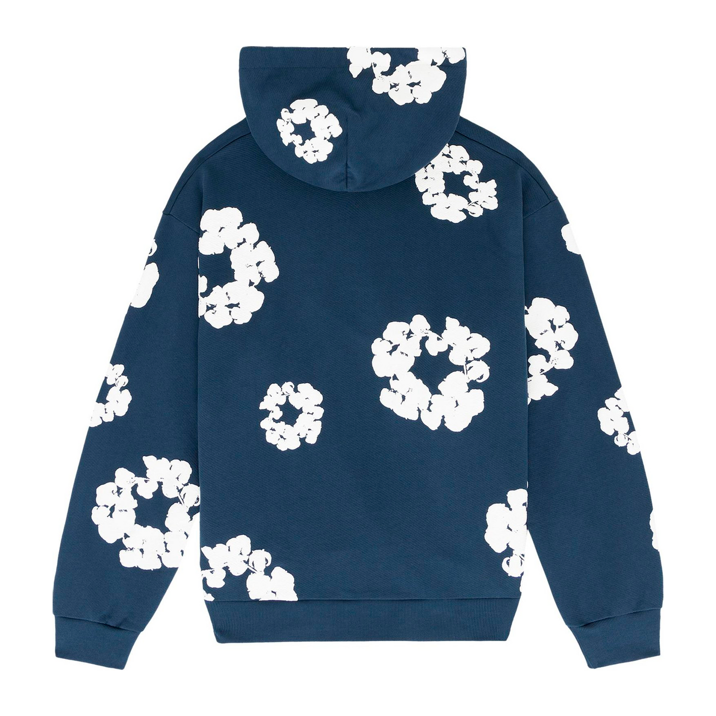 Denim Tears Hoodie The Cotton Wreath Sweatshirt "Navy"