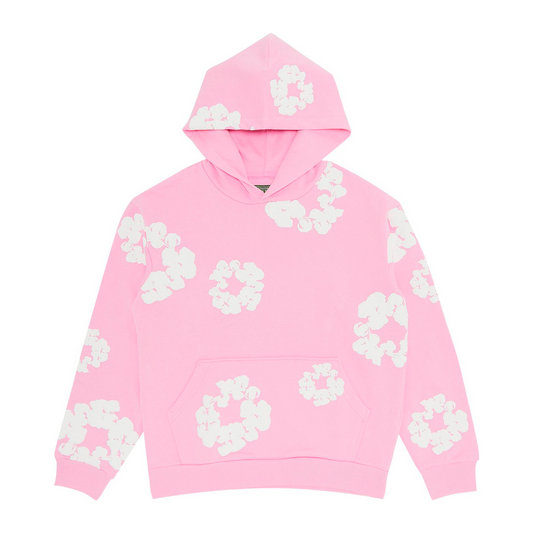 Denim Tears Hoodie The Cotton Wreath Sweatshirt "Pink"