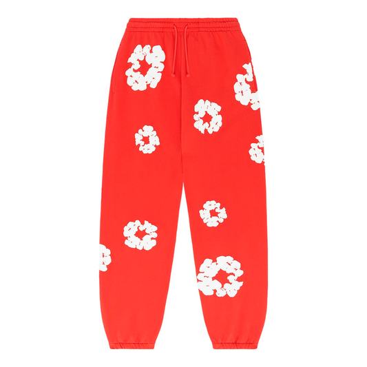 Denim Tears The Cotton Wreath Sweatpants "Red"