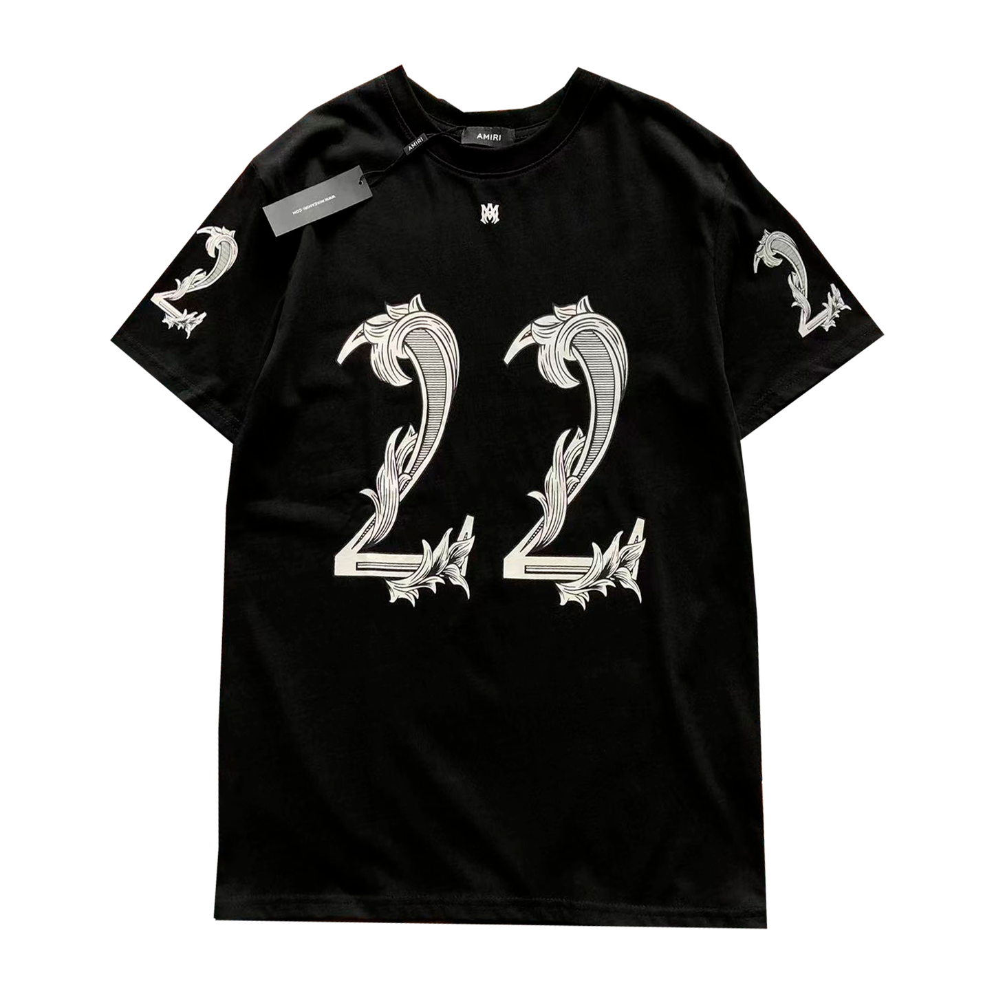 Amiri #22 Graphic Tee "Black"