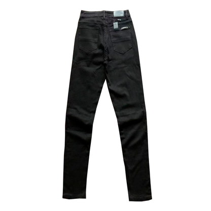 Amiri Jeans Black Denim  Zip