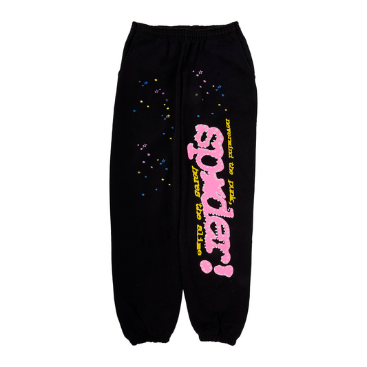 Sp5der P*nk V2 Sweatpant "Black"