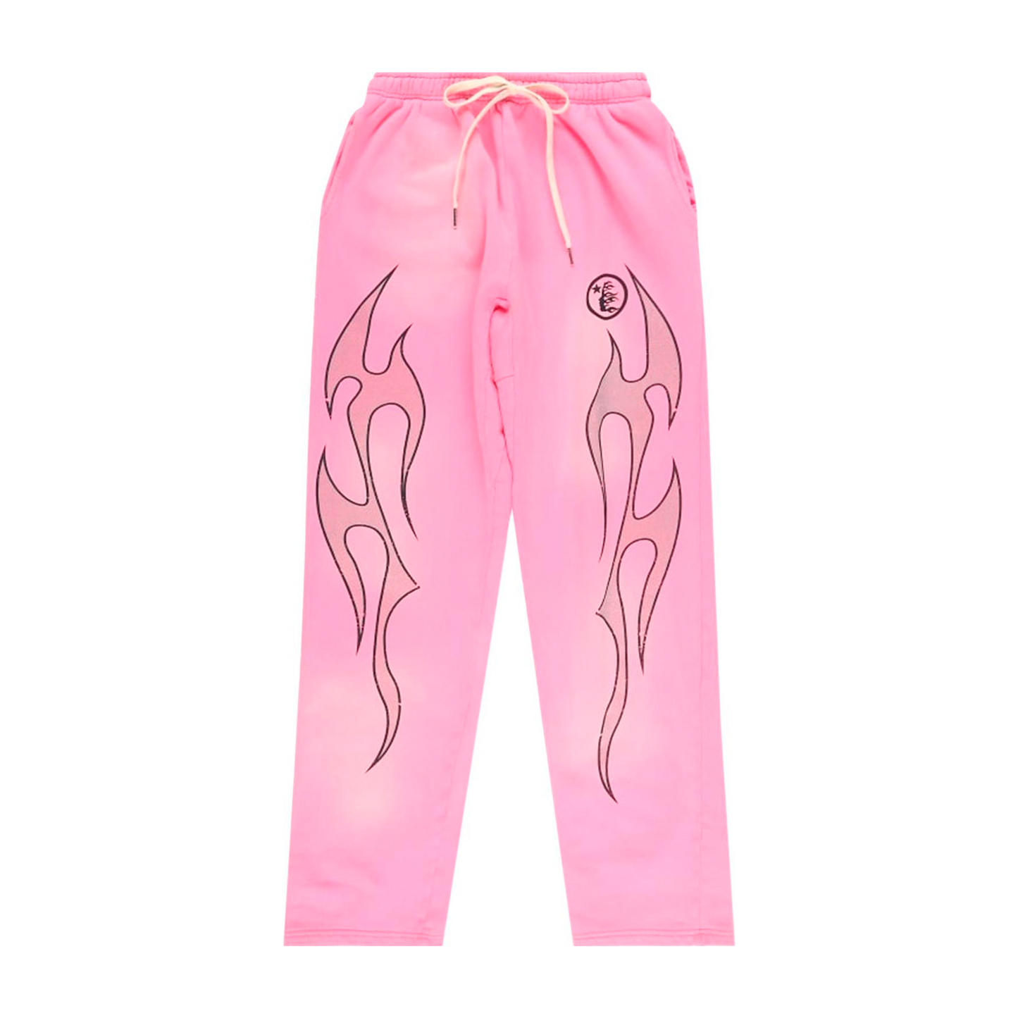 Hellstar Flame Sweatpants "Pink"